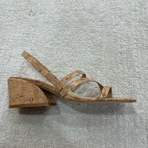 Elegant Cork Wedge Sandals